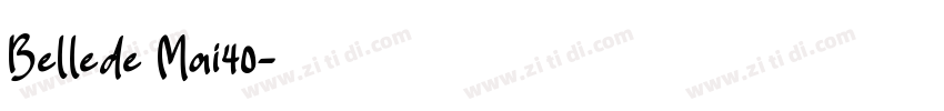 Bellede Mai40字体转换
